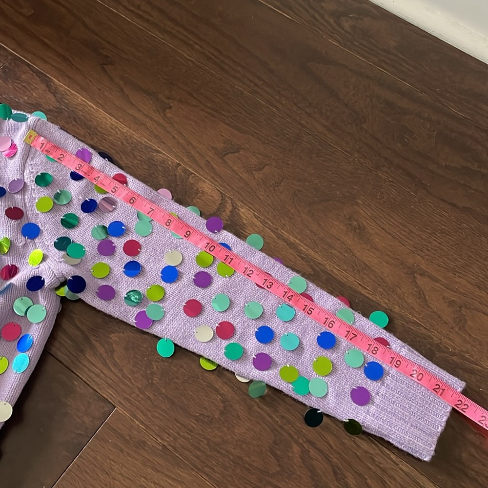 Queen of Sparkles Mambo Queen Mardi Gras Sweater - Picture 9 of 10